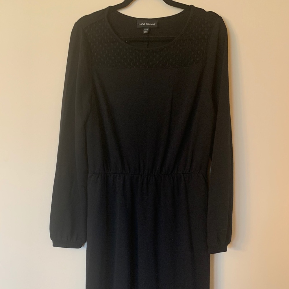 Women’s Lane Bryant short black dress. 10/12